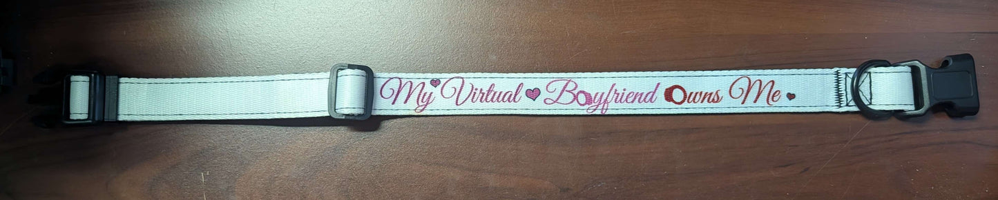 My Virtual Boyfriend Owns Me Day Collar