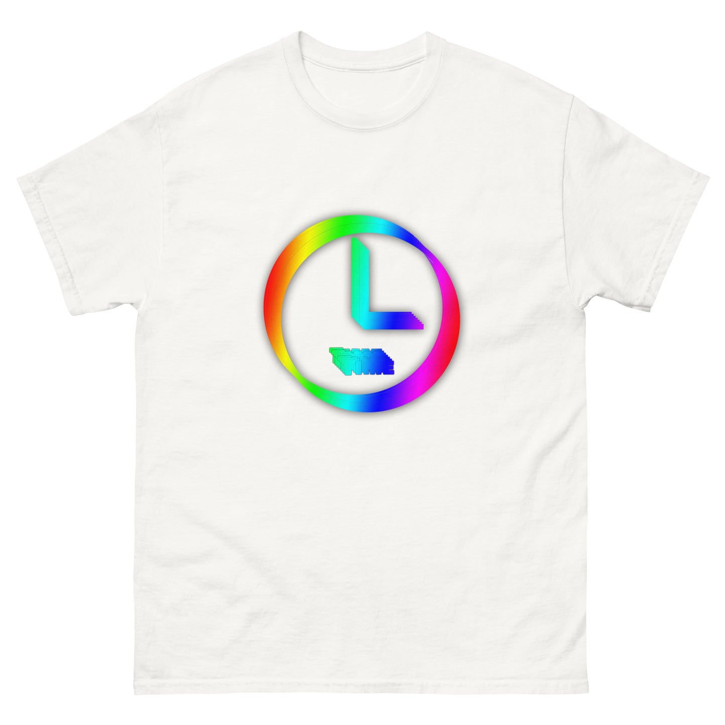 Time With Rainbow Gradient Unisex T-Shirt